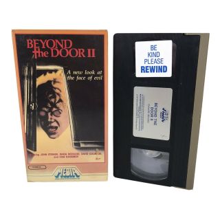 Beyond The Door Ii 2 Vhs Horror Media 1983 Very Rare Artwork