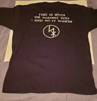 Dimmu Borgir shirt L.  Rare.  2010.  shagrath.  Black Metal.  Cradle of filth 2