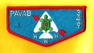 Blue Heron Lodge 349 - S,  Pavab Chapter (rare) Oa,  Tidewater Council Boy Scout Va