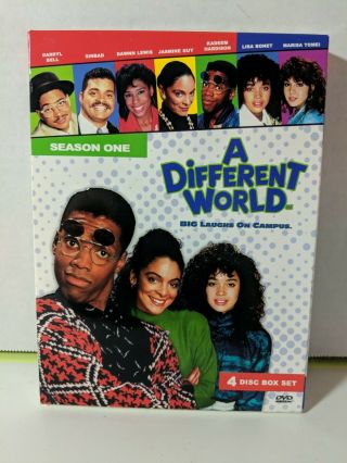 A Different World - Season 1 (DVD,  2005,  4 - Disc Set) Lisa Bonet,  Sinbad RARE OOP 2