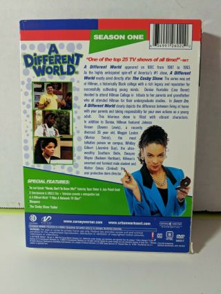 A Different World - Season 1 (DVD,  2005,  4 - Disc Set) Lisa Bonet,  Sinbad RARE OOP 3