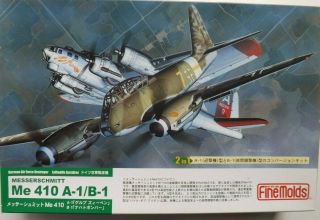 1/72 Finemolds Messerschmitt Me 410 A - 1 / B - 1 Fl - 4 Oop/htf/rare