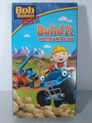 Bob The Builder - Build It And They Will Come (vhs,  2006) Very Rare
