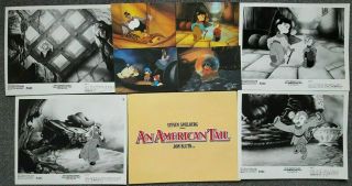 An American Tail Rare Steven Spielberg Press Kit Uk Synopsis Photos