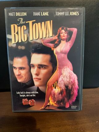 The Big Town Dvd Matt Dillon,  Diane Lane,  Tommy Lee Jones,  Bruce Dern Rare Oop