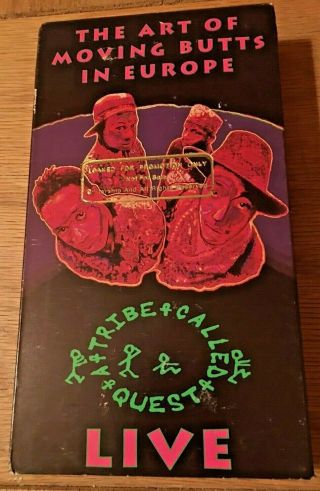 A Tribe Called Quest The Art Of Moving Butts In Europe - Live Vhs Rare