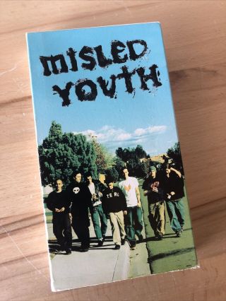 Zero Misled Youth Skateboard Video Vhs 1999 Skateboarding Rare Oop Skate Vg