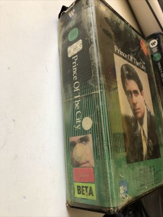 Prince of the City Beta Tape Not VHS 2 - Tape Large Case Sidney Lumet Rare 2