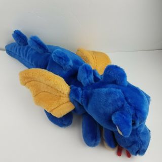Blue FLYING DRAGON Large Plush Full Body Hand Puppet by Lucy ' s Toys 26 