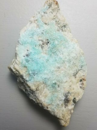 Rare Blue Hyalite Opal From Chalk Mtn.  Mitchell Co.  N.  C.