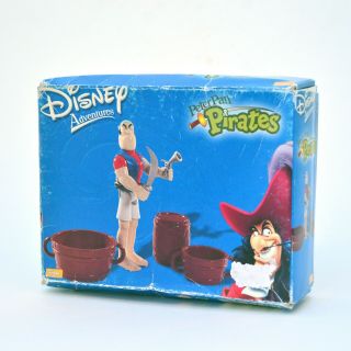 Disney Heroes Rare Famosa Peter Pan Pirate Playset Captain Hook Barrel