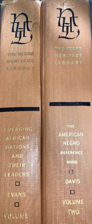 The Negro Heritage Library Vol 1 And 2 1964 And 1966 First Edition Rare Vintage