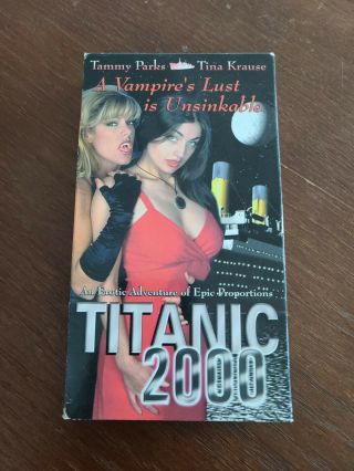 Titanic 2000 Vampire Of The Titanic Vhs Tammy Parks Tina Krause Horror Rare Cult