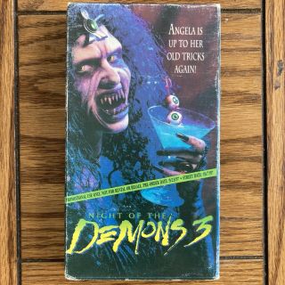 Night Of The Demons 3 Vhs Rare Tape - Screener - Horror