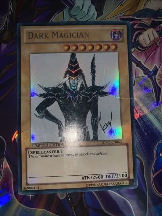 Dark Magician Ultra Rare Limited Edition Jump - En049 Lp/hp Comes With Tracking