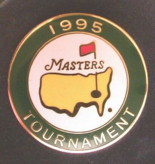 Masters 1995 Enamel Stem Golf Ball Marker Extremely Rare