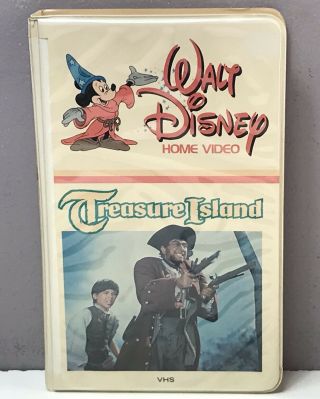 Treasure Island Walt Disney Home Video 41vs Rare Vhs Tape Release 1981