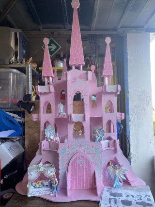 Vintage Extremely Rare Elc Snow Queen Palace,  Very Large Palace Made Of Wood