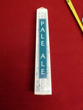 Rare Ceramic Oasis Pale Ale 3d Figural Beer Tap Handle Egyptian Obelisk