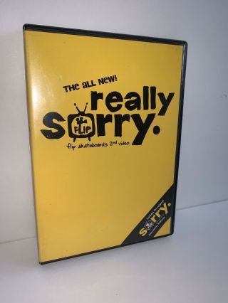 Really Sorry DVD 2003 Flip Skateboard video - Rare Out of Print 2