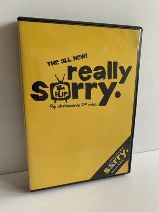 Really Sorry DVD 2003 Flip Skateboard video - Rare Out of Print 3