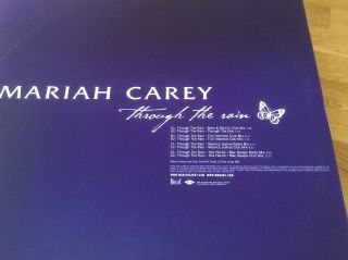 Mariah Carey - Through The Rain - 2002 Uk Promo Only 12 " Vinyl Double Pack.  Rare.