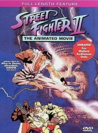 Street Fighter Ii: The Animated Movie (1996 Dvd) Rare Out Of Print