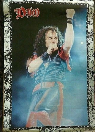 Rare Dio 1985 Vintage Music Poster