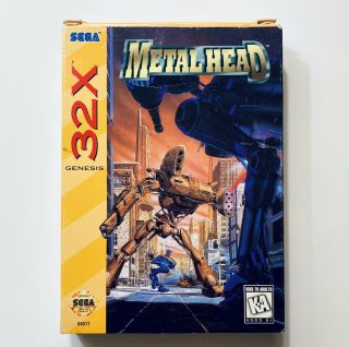 Metal Head Sega 32x Complete Genesis Cib Rare
