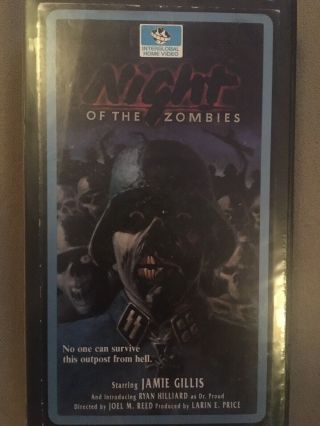 Night Of The Zombies (night Of The Zombies 2) Interglobal Horror Vhs Rare
