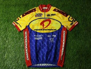 Rare Cycling Shirt Jersey Trikot Maglia Diamondback De Marchi Size L