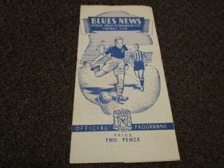 Birmingham City V Newcastle United 1948/9 Dec 25th Christmas Day Rare