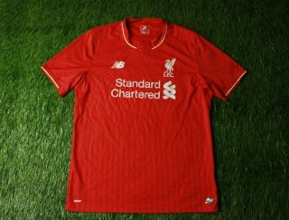 Liverpool England 2015 - 2016 Rare Football Shirt Jersey Home Balance