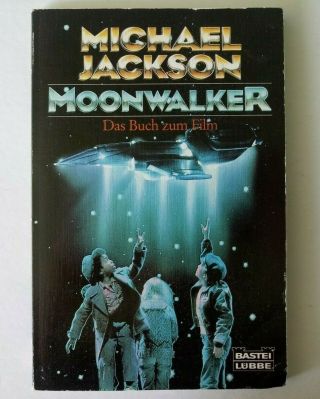 Michael Jackson Moonwalker Storybook Vintage 1988 Sc Book - Rare German Printing
