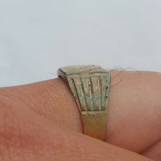 EXTREMELY ANCIENT BRONZE WEDDING RING ROMAN RARE LEGIONARY ARTIFACT AUTHENTIC 2