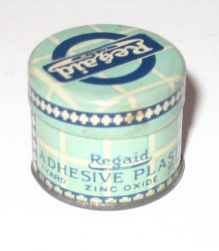 Regaid Adhesive Plaster Tin Early Rare Medicine Tiny Tin Boots Chemists Co