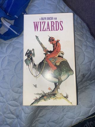 Wizards Vhs Video Fantasy Ralph Bakshi Anime Rare 1977 1342 1st Edition