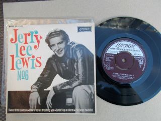 Jerry Lee Lewis - No.  6 - London Re - S 1351 (rare E.  P. ) Ex / Ex  (see More)