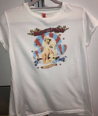 The Circus Starring Britney Spears Tour T - Shirt Top Official Rare Medium M Merch