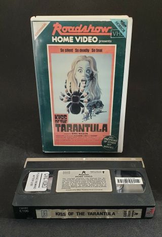 Kiss Of The Tarantula / Horror Vhs / Rare / Roadshow / Collectable
