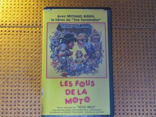 Les Fous De La Moto (hog Wild) Vhs Acceptable Mega Rare French Cnd Ntsc Comedy