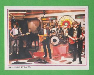 1987 Swedish Williams Pop Stars 66 Dire Straits Rare