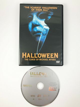 Halloween 6: The Curse of Michael Myers (DVD,  2000) Rare OOP Horror Region 1 USA 2