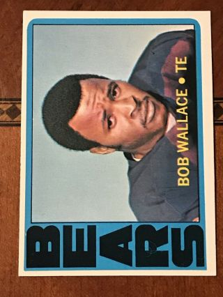 1972 Topps Football Bob Wallace 320 Rc Rookie High Numbers Series 3 “rare”