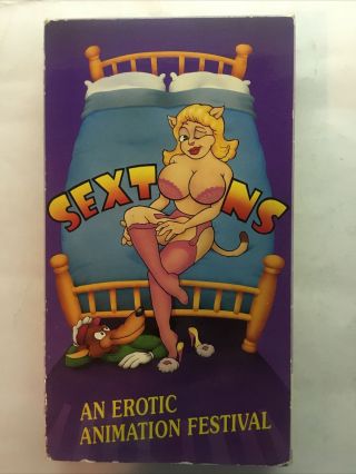 Sextoons Vhs Animated Feature Rare Oop