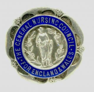 S F N Rare Fever Nurse Enamel Nursing Badge Rare Vintage Circa