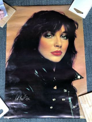 Vintage Kate Bush Poster - Pre - Owned - See Photos - Very Rare - 1980