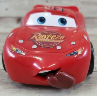 Disney Cars Shake N Go Lightning Mcqueen With Tongue Out Rare