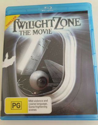 Twilight Zone The Movie Rare Australian Blu Ray Dvd 2007 Vgc Ex - Rental