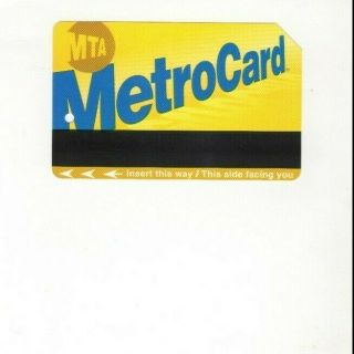 Metrocard Collectible Sprint More Rides CHINESE Rare MTA NYC Subway metro 2